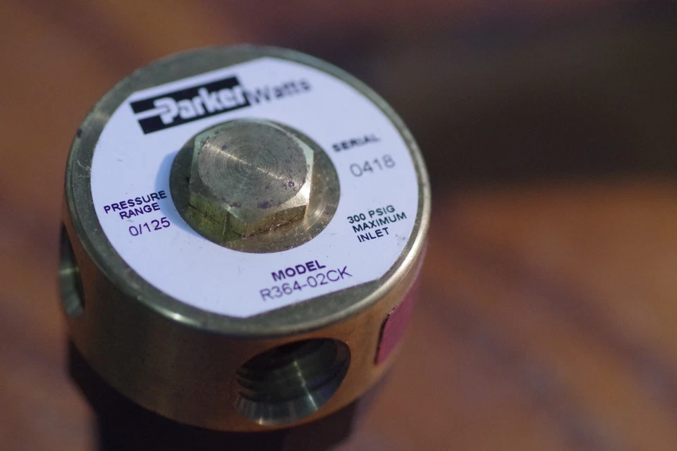 WATTS FLUIDAIR R364-02CK MINIATURE REGULATOR, New OEM - Image 2 of 3