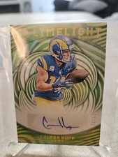 Cooper Kupp 50/50 Auto Limelight Signatures 2023 Panini Illusions Rams Bookend