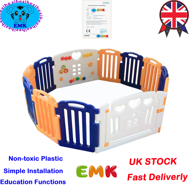 playpen plastic colourful