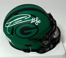 Packers DONALD DRIVER #80 Signed Riddell 2025 RAVE Speed Mini Helmet AUTO - JSA