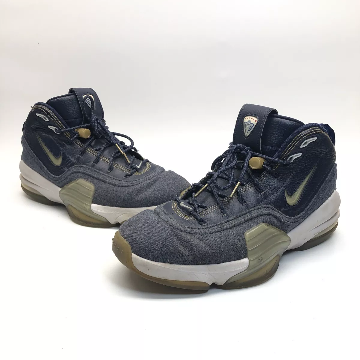 Nike Air Pippen 6 DENIM Mens Size 8 705065 400 Basketball Shoe