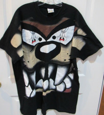 VTG 1997 Looney Tunes single stitch Bugs Bunny Tasmanian Devil T-Shirt men's XL