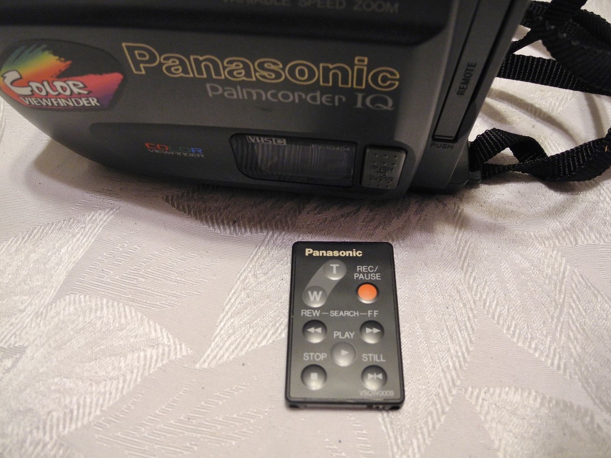 UNTESTED* Panasonic PV-IQ404 x12 Color Viewfinder Palmcorder