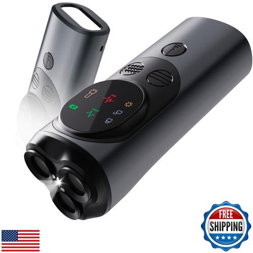 BAJIE P10 Ultrasonic Dog Bark Deterrent Device with 3 Emitters | 90-Day Batte