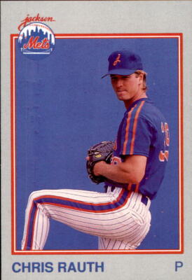1989 Jackson Mets Grand Slam #24 Chris Rauth Tonawanda New York NY ...