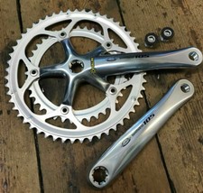 Retro Shimano 105 Octalink FC-5502 Double Chainwheel - 50/39 Tooth 175mm *NOS