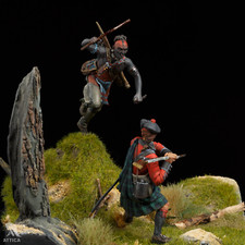 Melee, French and Indian War Painted Toy Soldier Pre-Sale  Art