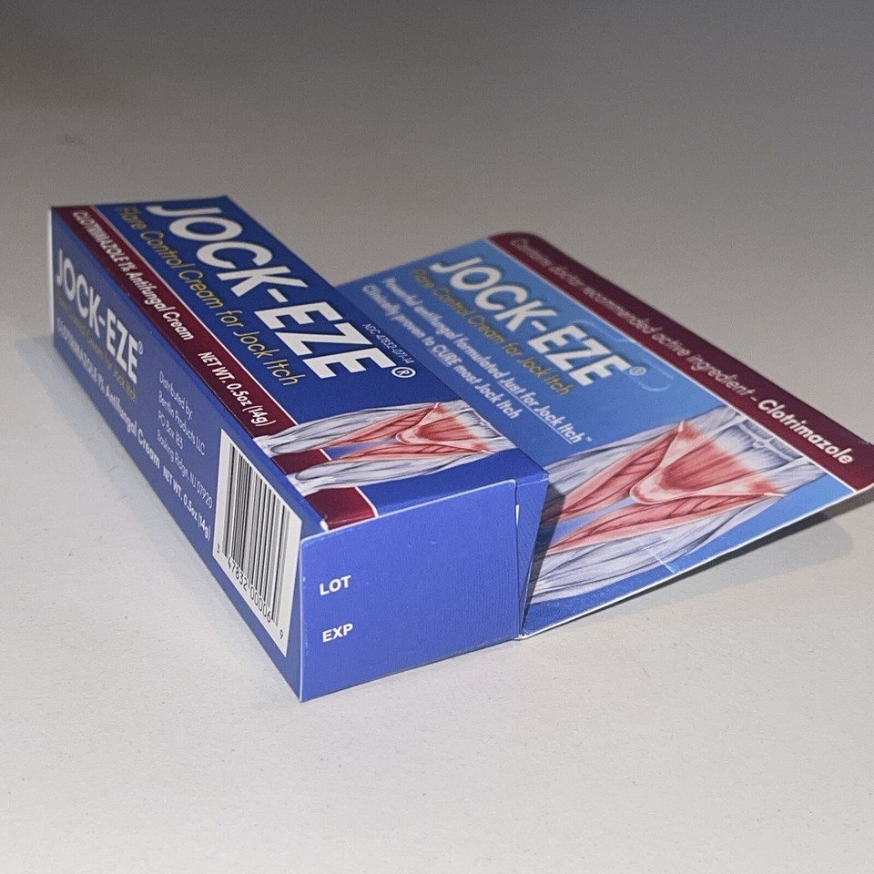 JOCKEZE Flare Control Cream for Jock Itch Antifungal Cream 0.5oz Exp