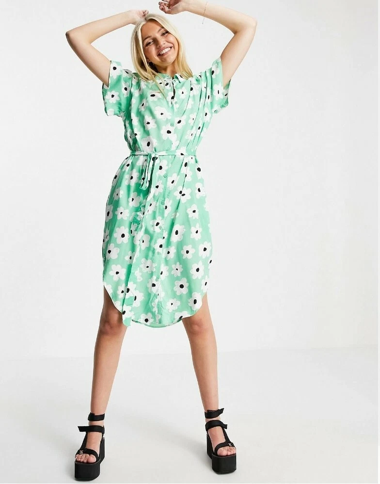 Monki floral clearance dress