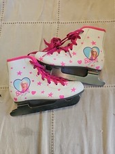 Vintage 1994 Barbie Girls Ice Skates Kids Size 12