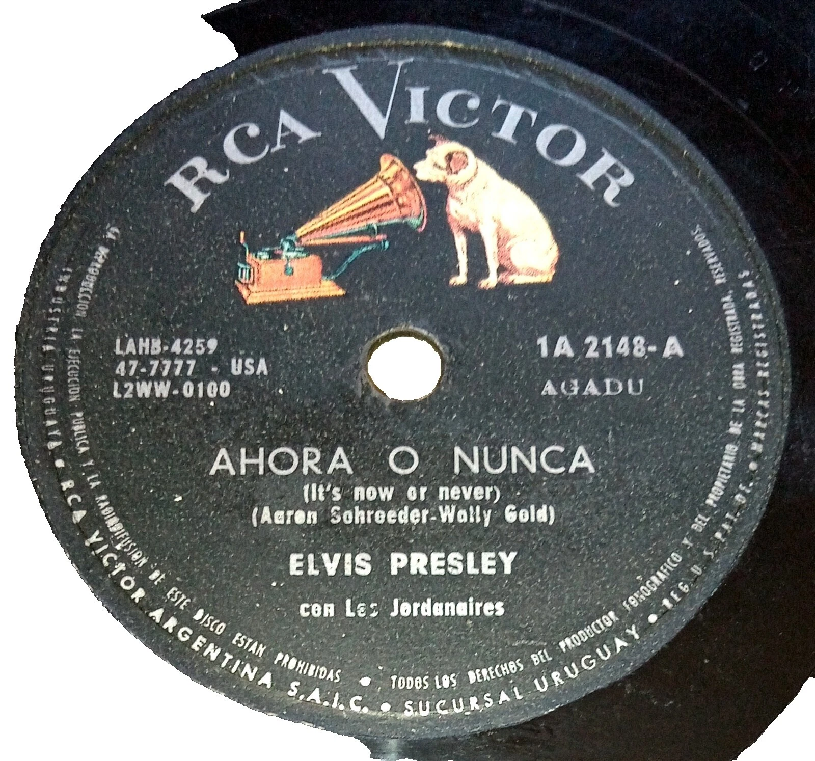 Elvis Presley Very Good Plus (VG +) Sleeve 78 RPM Vinyl Records