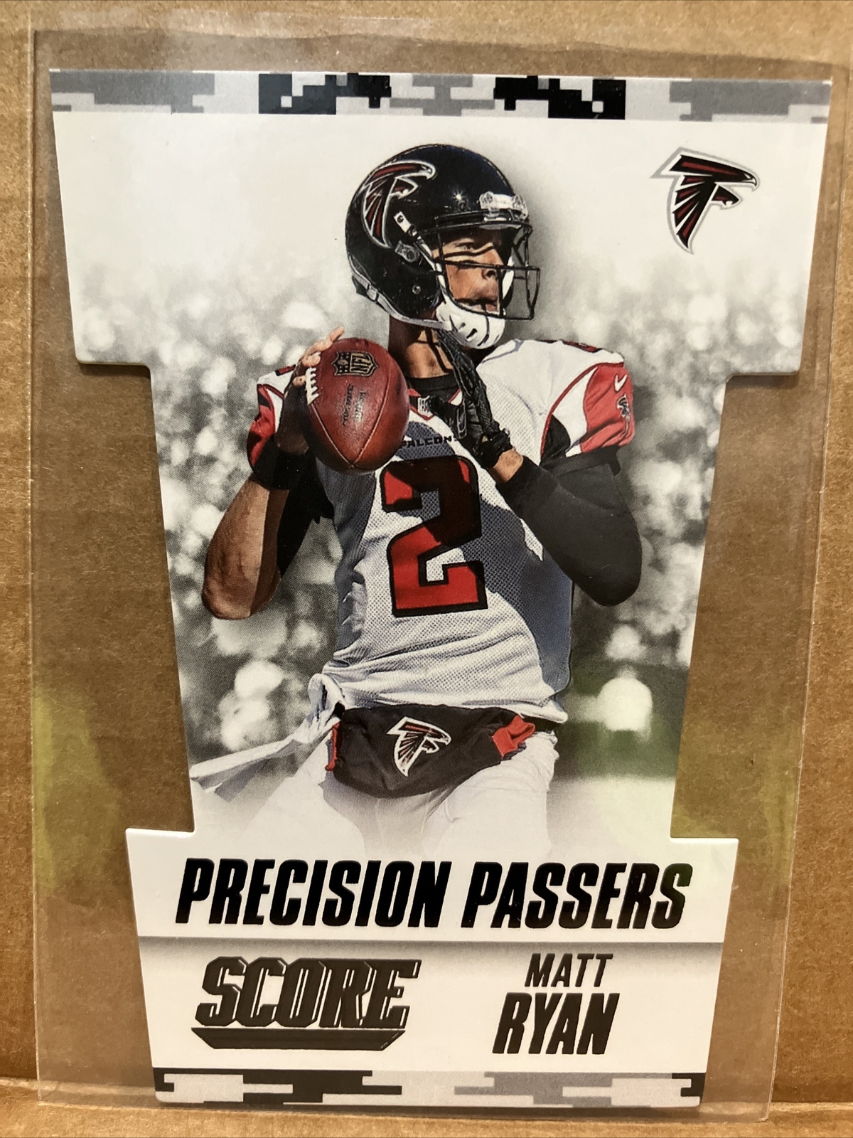 2015 Score - Precision Passers #18 Matt Ryan Die Cut Insert