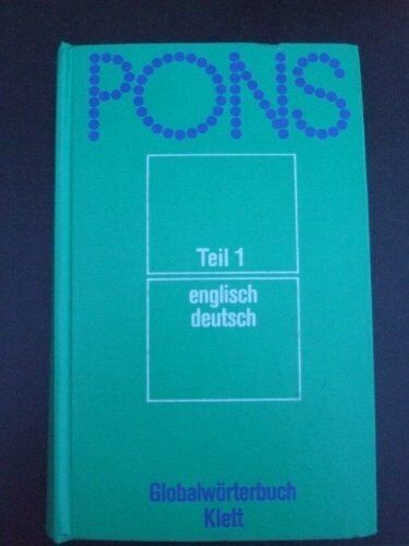 Pons Englisch Deutsch Dictionary Volume 1 by Rolan Breitsprecher 3125171318 - Picture 1 of 2