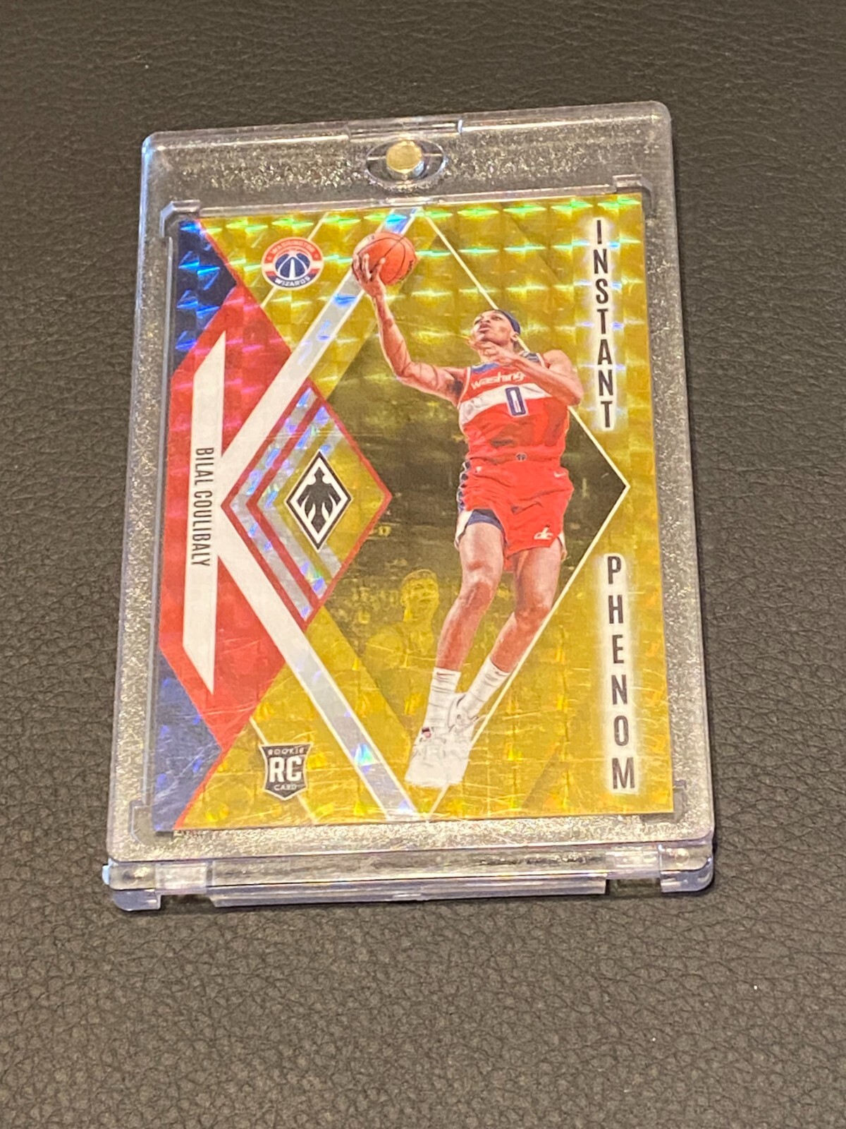 2023-24 Bilal Coulibaly Instant Phenom Gold /10 Panini Phoenix RC #15 Wizards