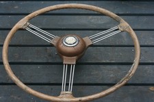 ORIGINAL MG STEERING WHEEL FOR TD OR TF I BELIEVE, NEED WORK