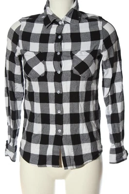 URBAN CLASSICS Chemise de bûcheron Dames Chemise T EU 34 blanc-noir - Photo 1/4