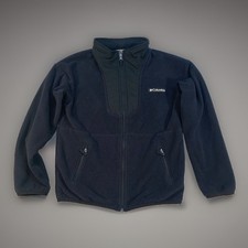 Columbia Kids Sequoia Grove Full-Zip Fleece Jacket Size 10/12 Black
