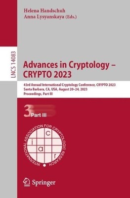 Advances in Cryptology  CRYPTO 2023 - 9783031385476