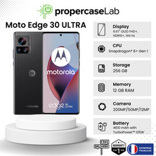 Motorola EDGE 30 ULTRA | 256Go | 12 Go RAM - Interstellar Black (Déverrouillé)
