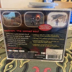 ~OBO~ Omikron: The Nomad Soul - REG CARD!!! - David Bowie - Dreamcast - MINT