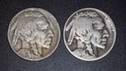 1923-P & 1924-P Buffalo Nickels - Dates Visible - Great Set of Coins!