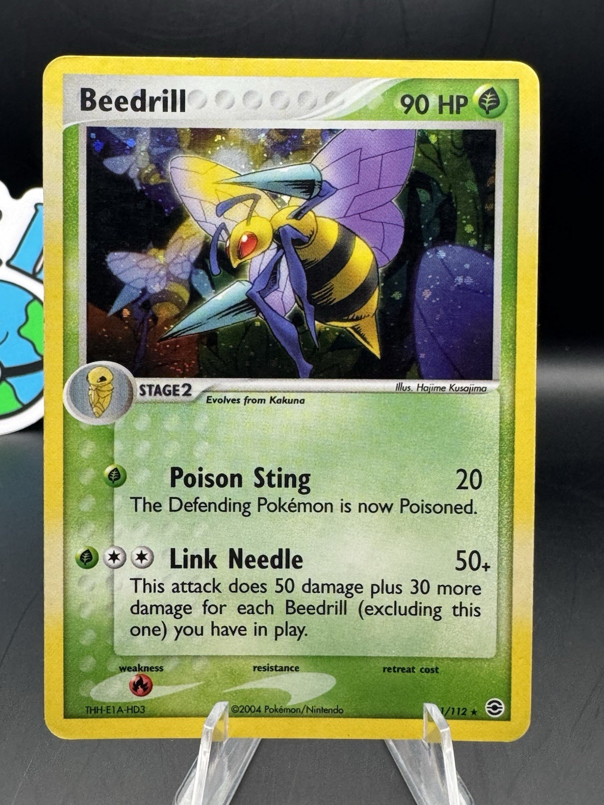 Beedrill 1/112 FireRed & LeafGreen Holo LP Mid Era Pokemon
