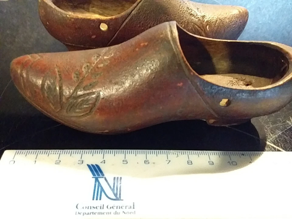 Petits Sabots décoratifs de 13,5 Cms anciens - Photo 3/4