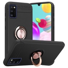 Case for Samsung Galaxy A41 Phone Protection Cover Ring TPU Silicone