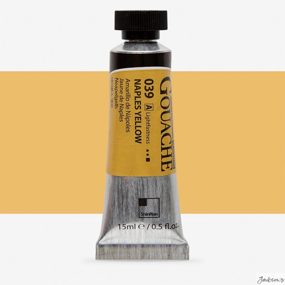 ShinHan Professional Designer Gouache Paint 15ml Naples Yellow For Artists