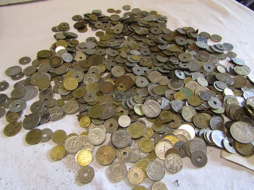 14... Lote de 3,3 kilos de monedas antiguas francia mundo - Imagen 9 de 11