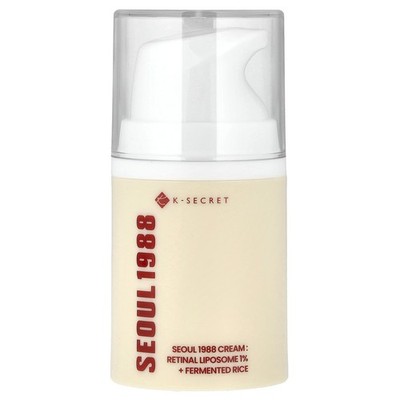 Seoul 1988 Cream, Retinal Liposome 1% + Fermented Rice, 1.69 fl oz (50 ml)