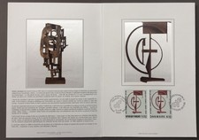France 1988 - Encart Cérès - 1er jour du timbre N°2551 Tableaux ROBERT JACOBSEN