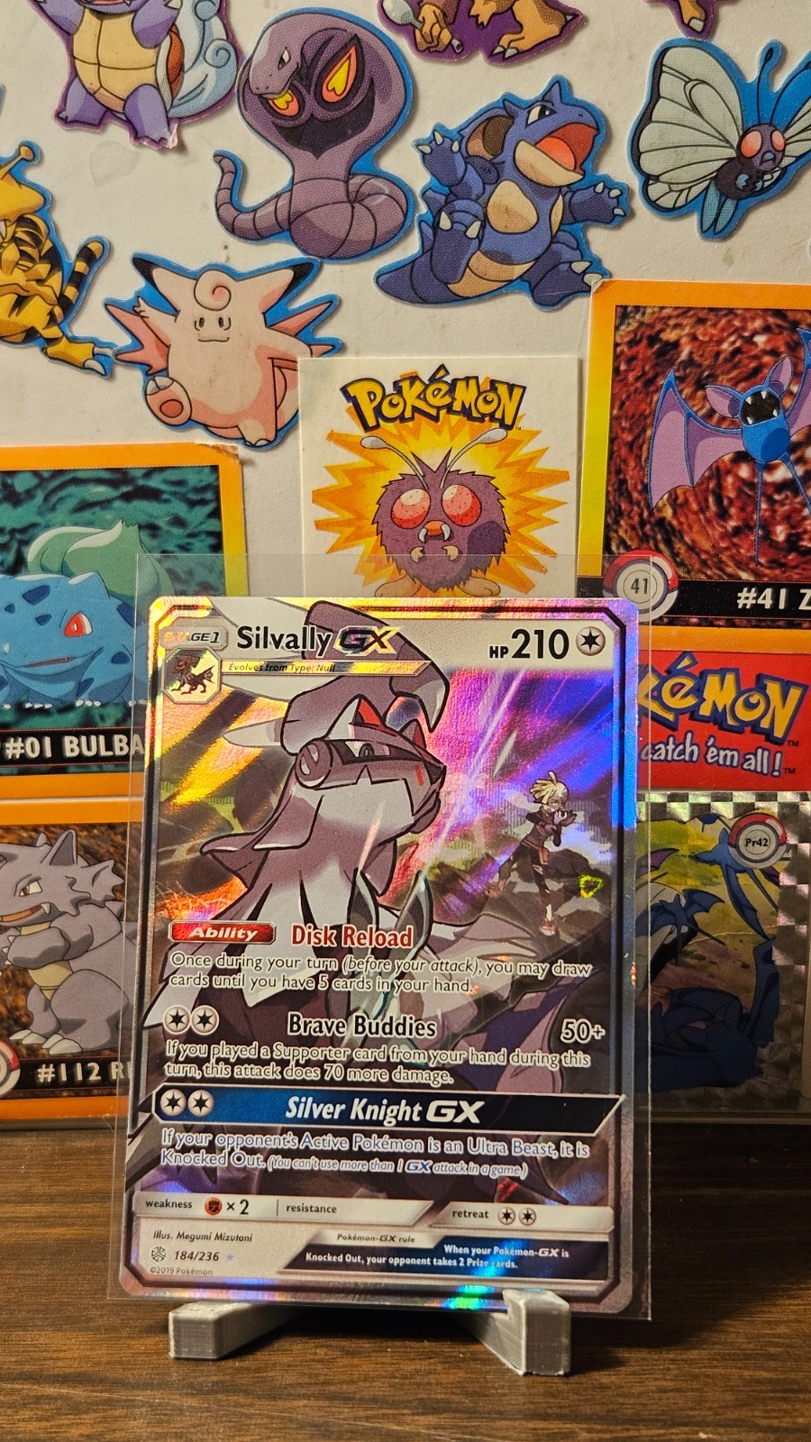 Pokemon TCG SM - Cosmic Eclipse #184/236 Silvally GX Near Mint