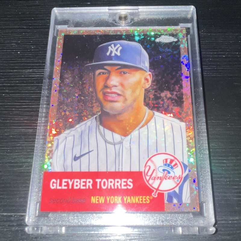 Topps 2022 Chrome Platinum Anniversary Platinum Toile Cream Gleyber Torres #13