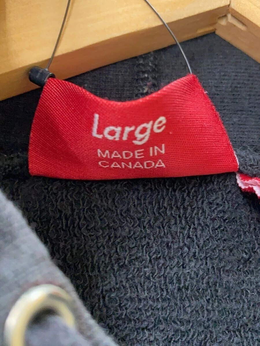 Felpa Supreme con cappuccio 15ss logo classico L cotone nero usata