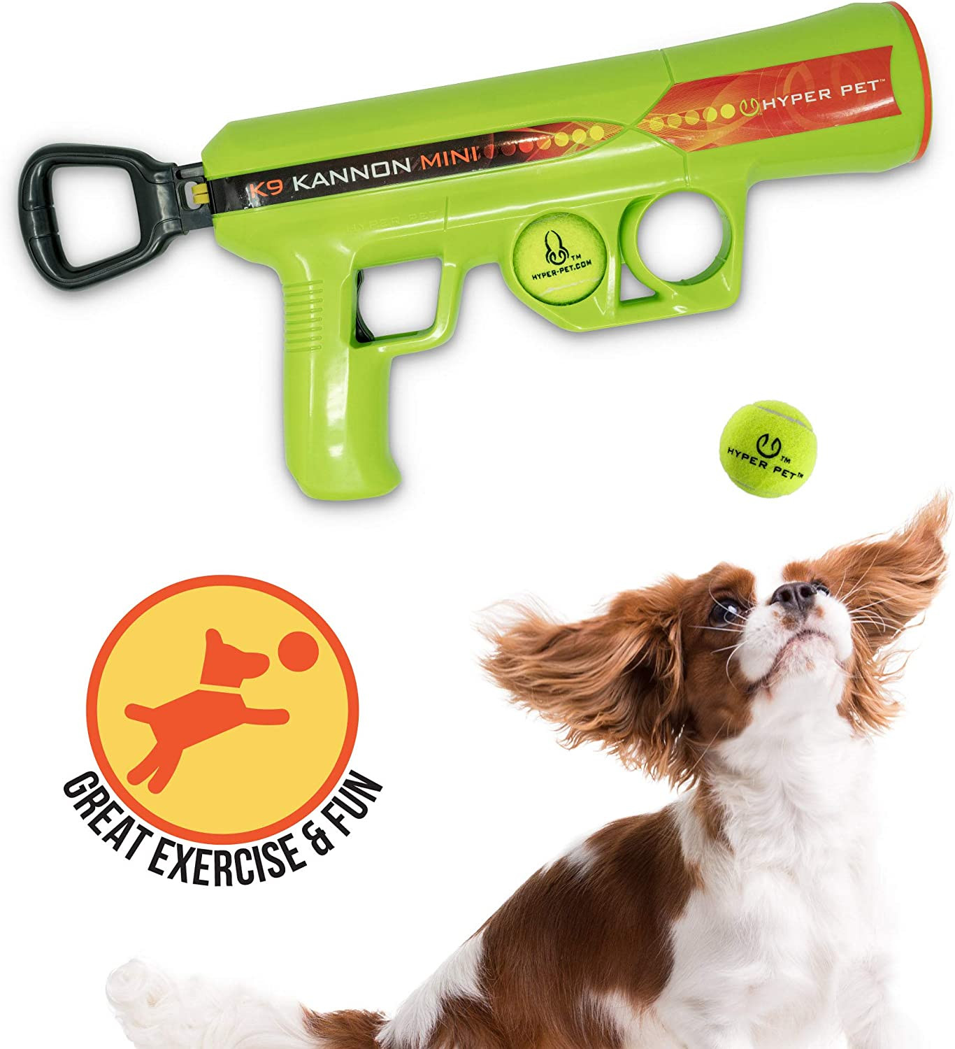 MINI K9 Kannon Dog Ball Thrower Launcher for Dogs (Small Bre