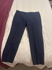 Loft Julie Skinny Pants Size 14, Navy Blue — photo 1