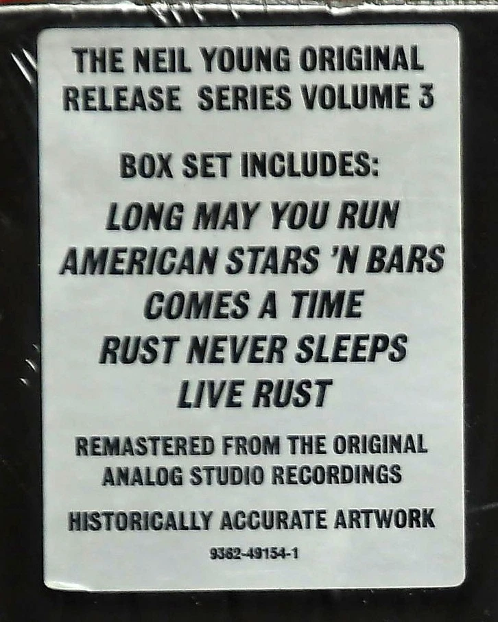 Neil Young – Original Release Series Discs 8.5-12 - BOX SET - 5 CD - SEALED !!! - Bild 2 von 4