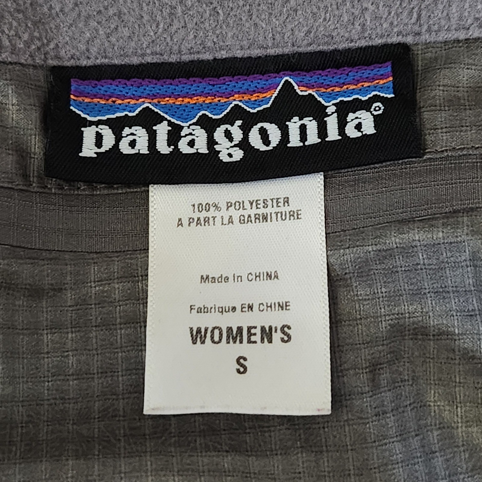 Patagonia All Time Shell Jacket Womens Small Gray Rain Coat Waterproof 27185 thumbnail 6