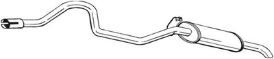 Endschalldämpfer Nachschalldämpfer BOSAL 286-069 für LANDROVER DISCOVERY LJ 1