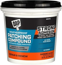 DAP® Weatherproof Patching Compound, 32.0 Fl Oz White - 8EA