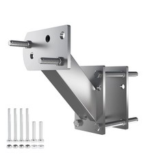 Spare Tire Mount Bracket for Trailer Fits 4 5 Lug Wheels Holds Up to 120 lbs