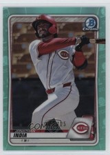2020 Bowman Chrome Prospects Aqua Refractor 72/125 Jonathan India #BCP-73 01y8