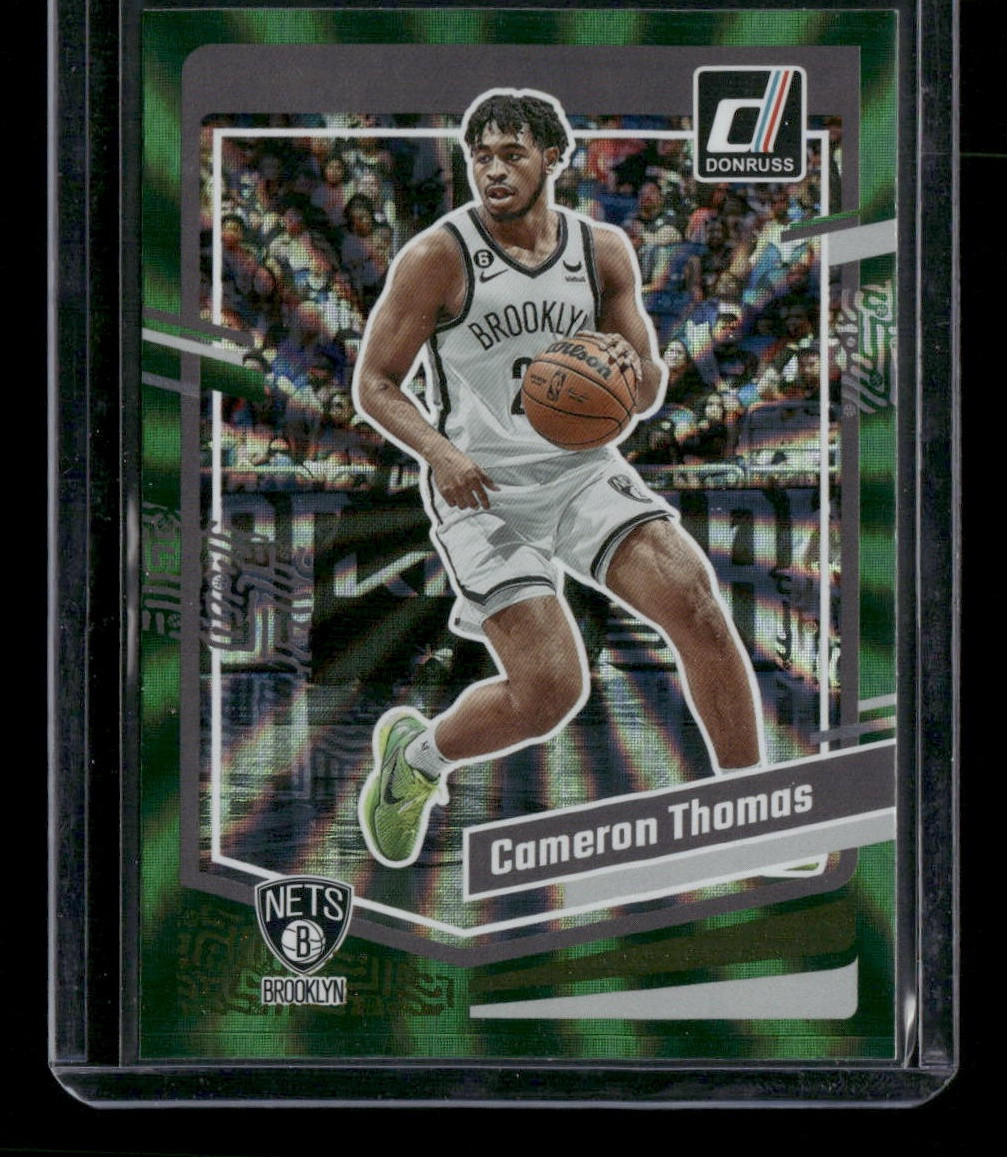 2021-22 Donruss #203 Cameron Thomas Green Laser Holo - 13086
