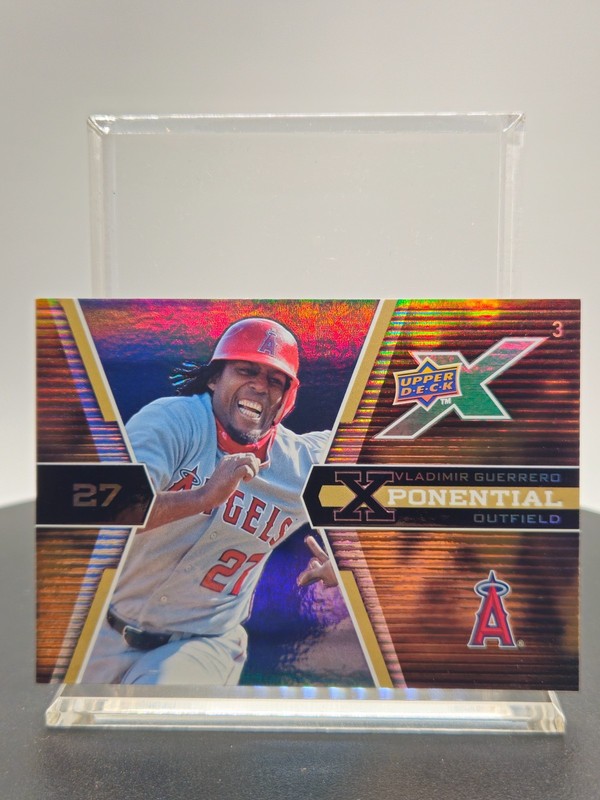 2008 Upper Deck X Xponential Vladimir Guerrero X3-VG Angels Insert Card
