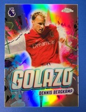 Topps 2025-26 Chrome Premier League Golazo Dennis Bergkamp Arsenal #GZ-6