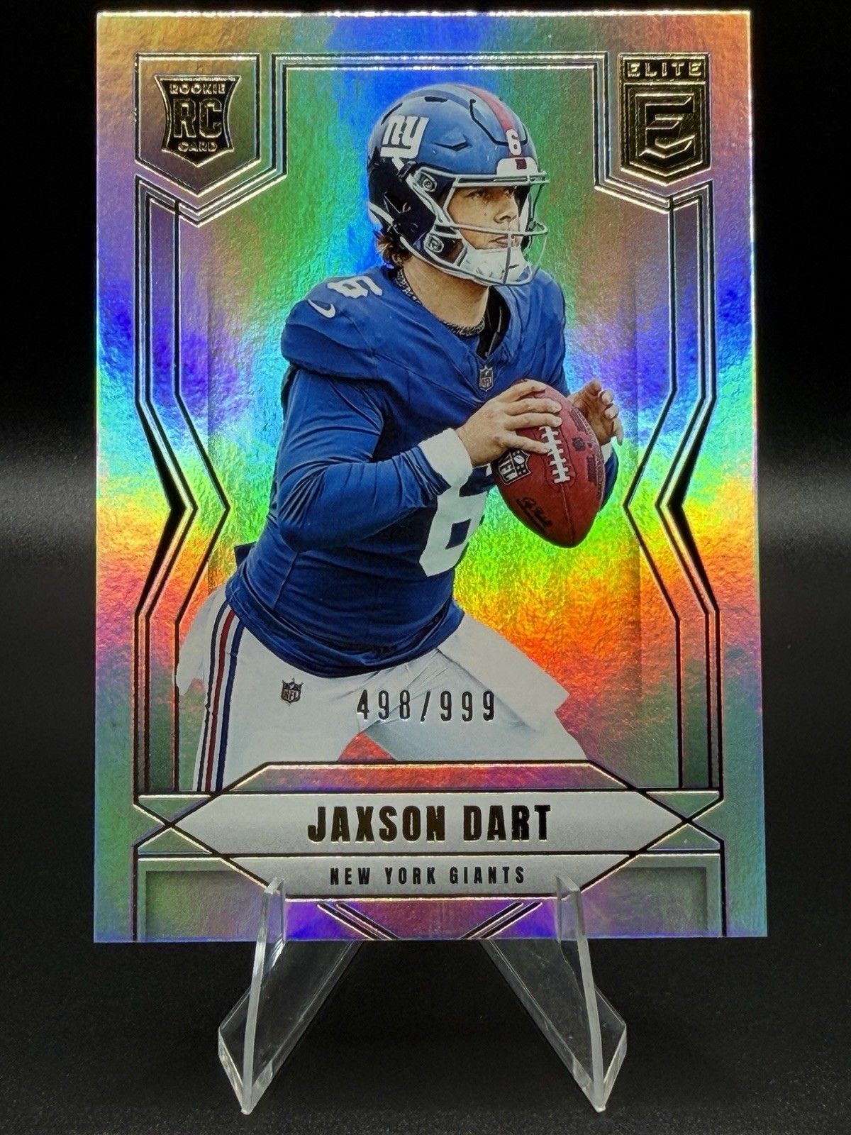 2025 Donruss Elite - New York Giants - Jaxson Dart #103 - 498/999 - RC
