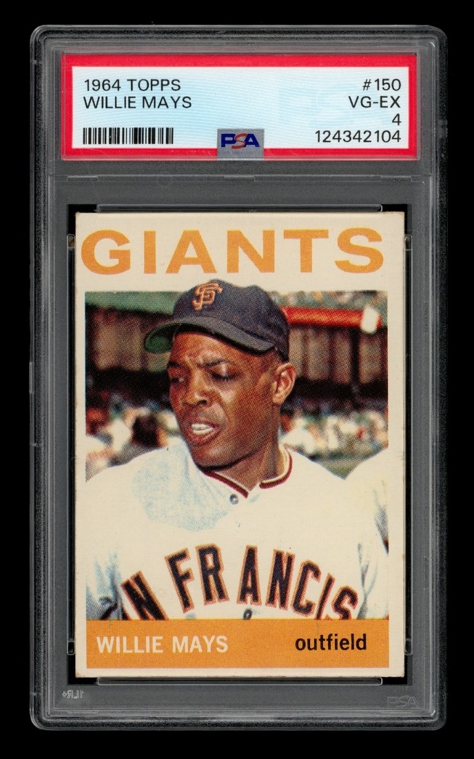 1964 Topps Set-Break #150 Willie Mays PSA 4 VG-EX