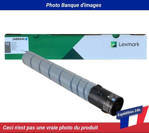 24B6846 Lexmark XC9235 Cartouche de toner Cyan - Afbeelding 2 van 4