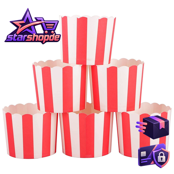 Muffin FöRmchen Papier 50 StüCk Rot BackzubehöR FüR Muffins Cupcakes-image